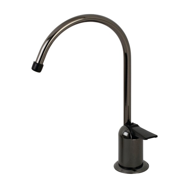 Water Onyx Single-Handle Cold Water Filtration Faucet, Bright Black SS